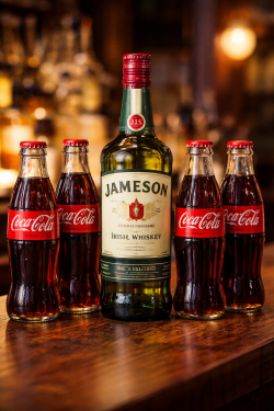 Джеймсън с 4 кока кола 250мл /Jameson with 4 cokes 250ml